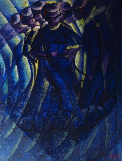 L.Russolo, Bir Kadının Hareketleri by Luigi Russolo