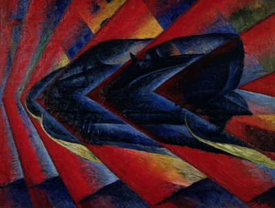 Bir Otomobilin Dinamizmi by Luigi Russolo