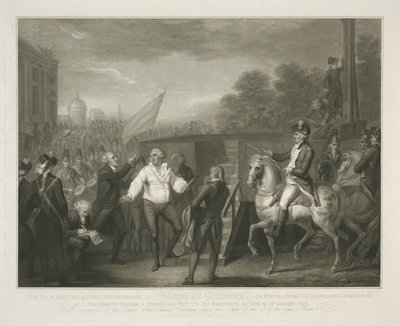Lodewijk XVI bij het schavot Onaltıncı Lewis