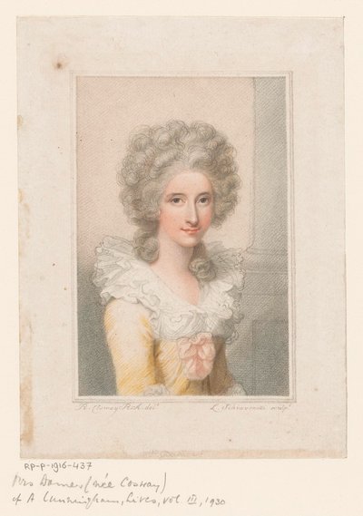 Heykeltıraş Anne Seymour Damer'in portresi by Luigi Schiavonetti