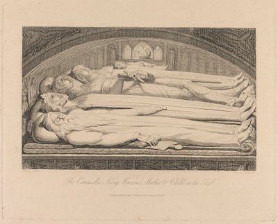 Mezardaki Danışman, Kral, Savaşçı, Anne ve Çocuk by Luigi Schiavonetti
