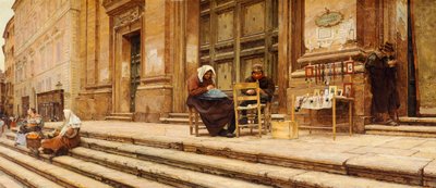 Coronari, Luigi Serra (1846-1888) tarafından by Luigi Serra