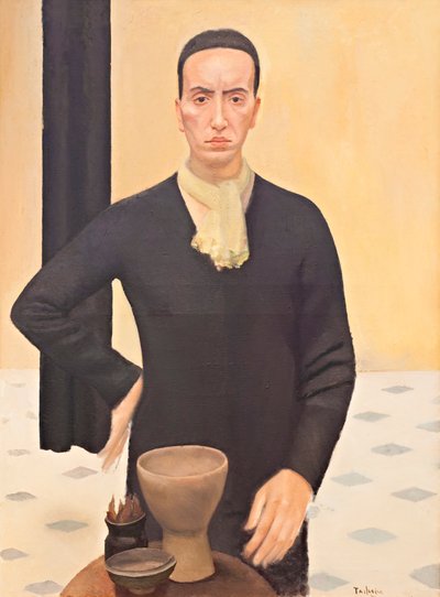 Siyah Figür, 1935 dolayları (tuval üzerine yağlıboya) by Luigi Trifoglio