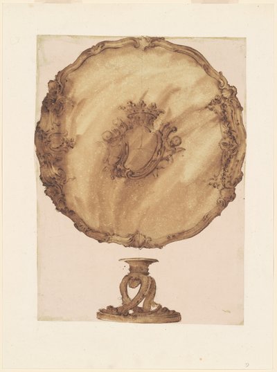 İki Tabanlı Bir Salver by Luigi Valadier