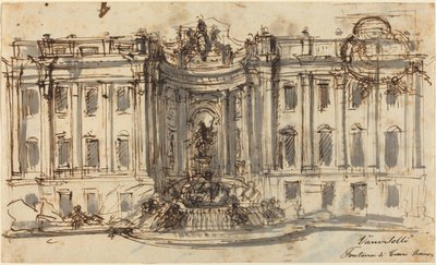Trevi Çeşmesi için Öneri by Luigi Vanvitelli