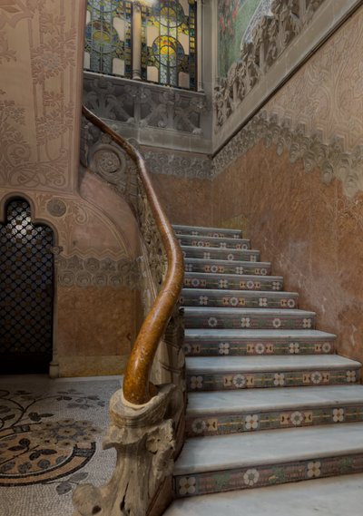 Merdiven, Casa Navas by Luis Domenech i Montaner