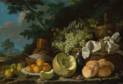 Öğleden Sonra Yemeği La Merienda, ca. 1772. by Luis Egidio Melendez