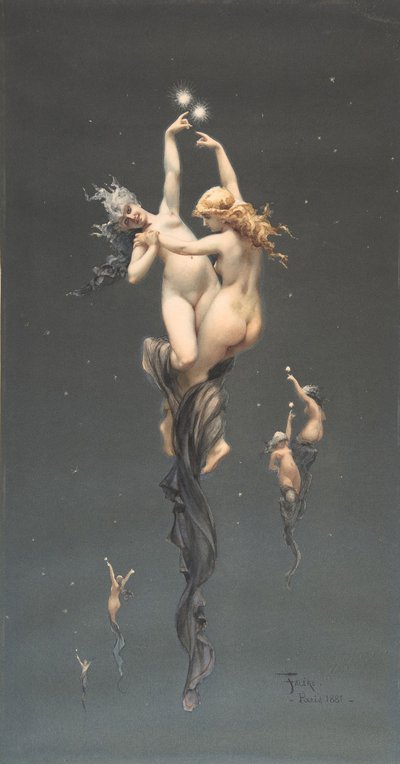 İkiz Yıldızlar, 1851-96. by Luis Riccardo Falero