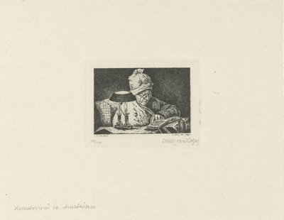 okuyan adam by Lukas van Hoger (signed by artist)