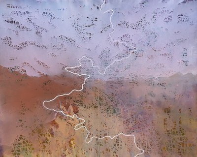 Path 2, 2019 (tuval üzerine yağlı boya) by Luke Elwes