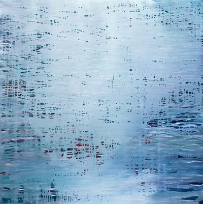 Ganga 11, 2018 (tuval üzerine yağlı boya) by Luke Elwes