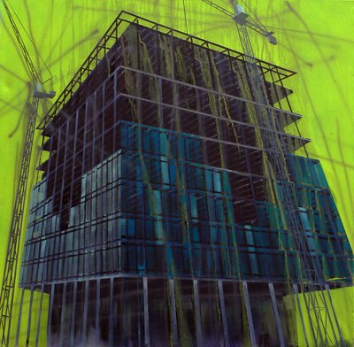 Work in Progress 12, 2015 (tuval üzerine yağlıboya) by Luke M Walker