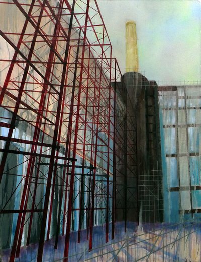 Work in Progress 15, 2016 (tuval üzerine yağlıboya) by Luke M Walker