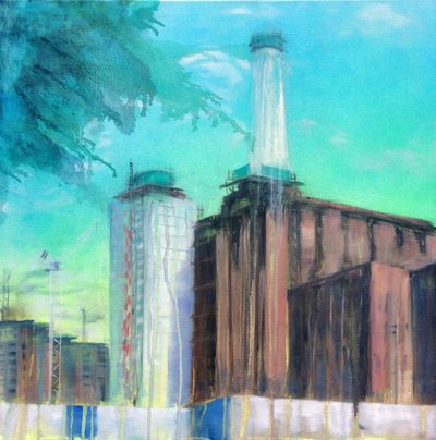 Work in Progress 9, 2015 (tuval üzerine yağlıboya) by Luke M Walker