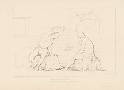 Söylediği Çocuğa Ayrılık Şarkısı by Lumb Stocks, after George Elgar Hicks