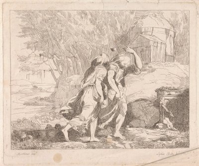 Tufandan Sonra Deucalion ve Pyrrha by Lydia Bates