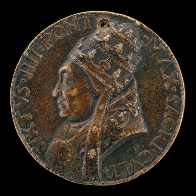 Sixtus IV Francesco della Rovere, 1414-1484, Papa 1471 [ön yüz]. by Lysippus Junior