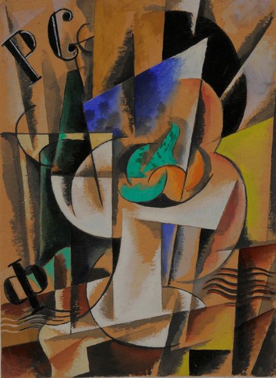 Ressam Kompozisyon, 1921 by Lyubov Sergeevna Popova