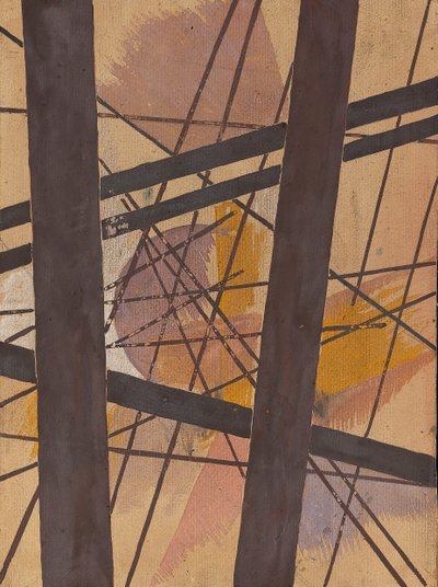 Uzay Kuvvetleri İnşaatı, yaklaşık 1921-1922. by Lyubov Sergeyevna Popova