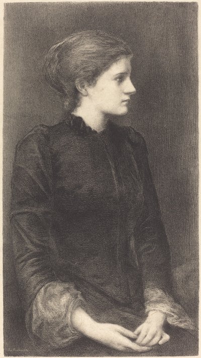 Bayan Bonham by M.G. Fuchs after Sir Edward Coley Burne Jones