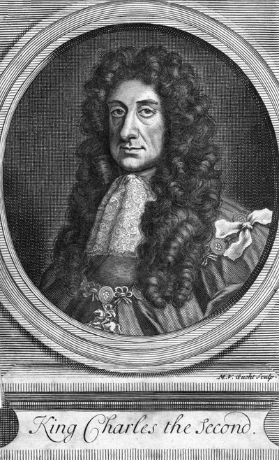 Charles II, İngiltere, İskoçya ve İrlanda Kralı, 1818. by MV Gucht