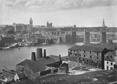 Newcastle-on-Tyne, Tavşan Bankalarından, c1900 by M. Aunty