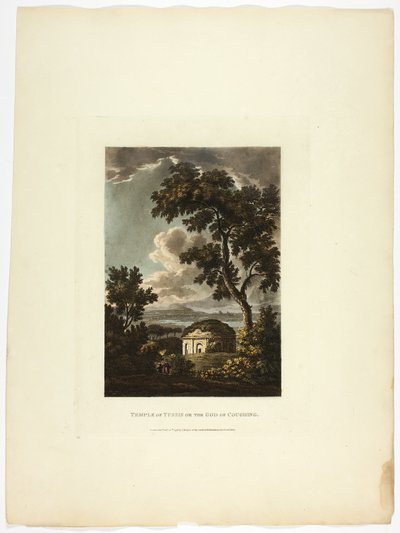 Tussis Tapınağı ya da Öksürük Tanrısı, Roma Harabelerinden yirmi dokuzuncu levha by M. Dubourg