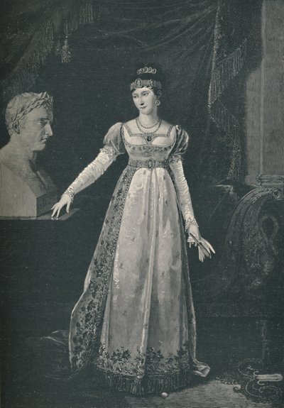 Marie-Pauline Bonaparte - Madam Leclerc, Prenses Borghese, c1806, 1896 by M. Haider