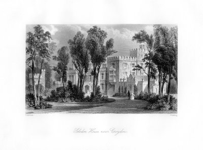 Croydon yakınlarındaki Selsdon Evi, 19. yüzyıl. by M. J. Starling