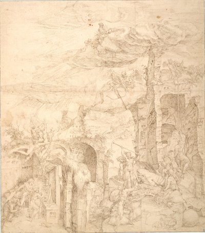 İnancın Gücü Üzerine Bir Alegori by Maarten van Heemskerck