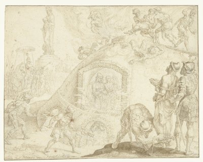 Üç Genç Ateşli Bir Fırına Atılıyor Üç Gençliğin Tarihi (dizi adı) by Maarten van Heemskerck