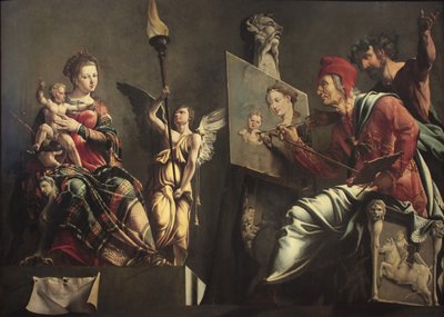 Aziz Luke Bakire Tablosu by Maarten van Heemskerck
