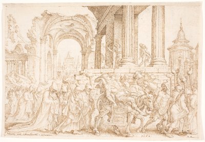 Samson'ın cenazesi by Maarten van Heemskerck