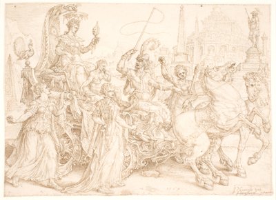 Zafer Arabası. gurur (gurur) by Maarten van Heemskerck