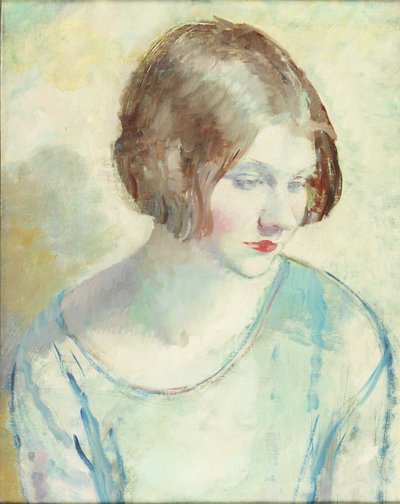 Helen (tuval üzerine yağlı boya kalem) by Mabel Greenberg