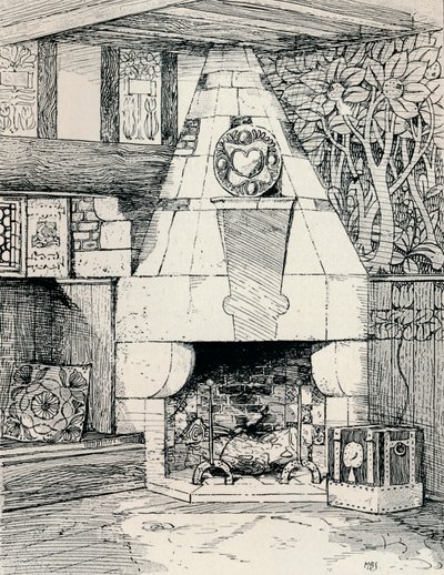 Köşe Şömine, c1895, 1896 by Mackay Hugh Baillie Scott