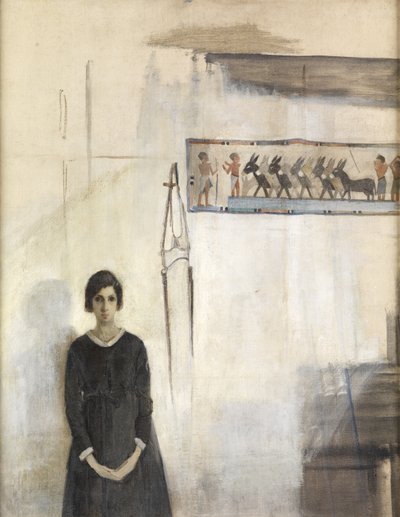 Mısır Asmalı Otoportre (gemide yağ) by Madeline Emily Green