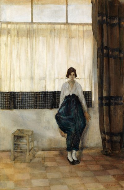 Step-Dancer (tuval üzerine yağlı boya) by Madeline Emily Green