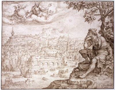 Jonah, Oturan Kabak Altında, Nineveh Şehri