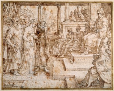 Susannah, Elders tarafından suçlandı by Maerten van Heemskerck