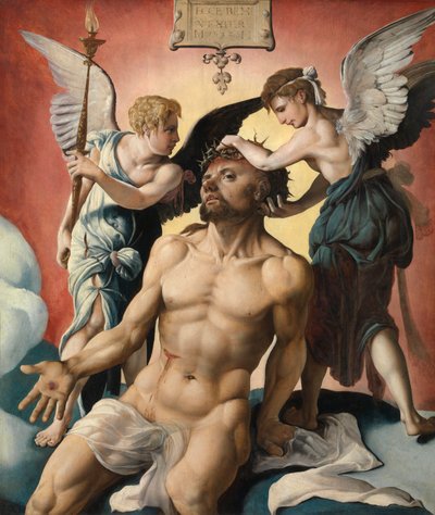 Acıların Adamı by Maerten van Heemskerck