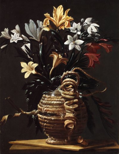 Çiçekli Şişe, c. 1615-1620. by Maestro della fiasca di Forlì