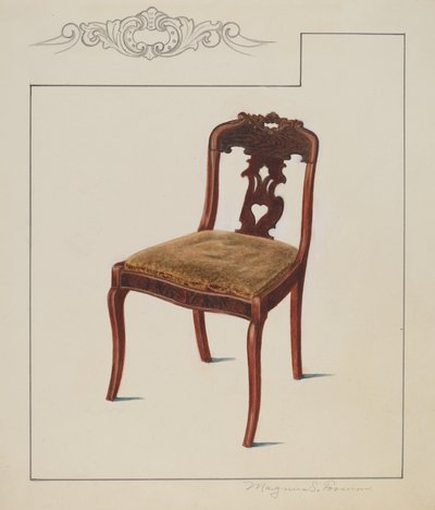 Sandalye, ç. 1936. by Magnus S. Fossum