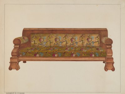 Yüksek Arka Salon, c. 1938. by Magnus S. Fossum