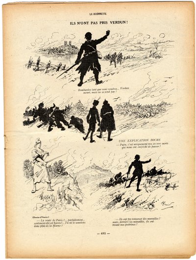 Bayonet, Siyah Beyaz Hiciv by Henri Maigrot