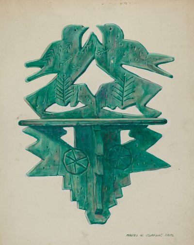 Kuş Rafı, c. 1940. by Majel G. Claflin