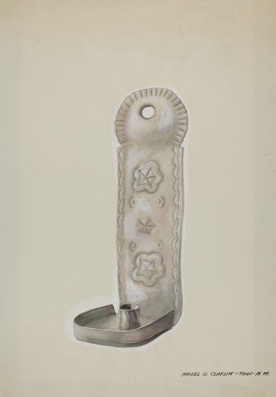 Teneke Mum Aplik, c. 1937. by Majel G. Claflin
