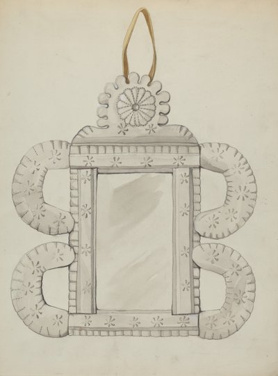 Teneke Ayna Çerçevesi, c. 1936. by Majel G. Claflin