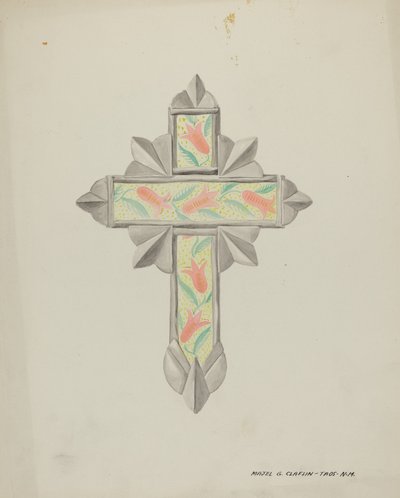 Kalay ve Duvar Kağıdı Çapraz, c. 1937. by Majel G. Claflin