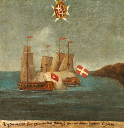 Deniz Savaşı, 1582, Gozo by Maltese School